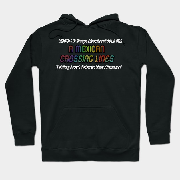 A Mexican Crossing Lines Logo Hoodie by SiqueiroScribbl